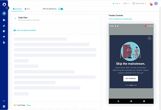 html-in-app-messages